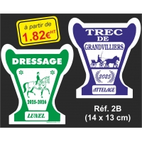 Plaque PVC Réf. 2B Plaque PVC Réf. 2B